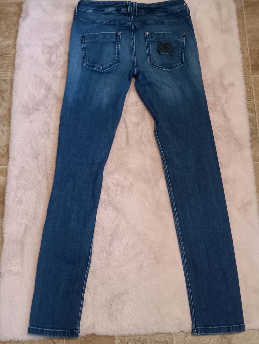 Burberry Brit Hampstead Slim Jeans Blue Medium Wash Denim Size 31x34 Men's - Picture 2 of 12